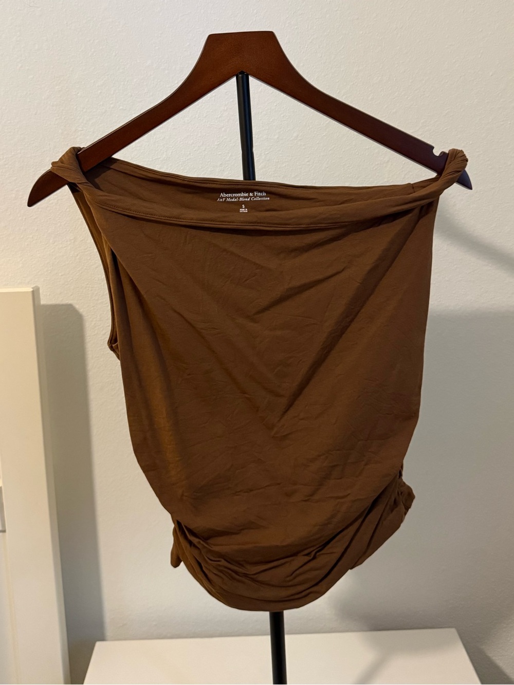 Abercrombie & Fitch Brown Twist-Back Tank Top